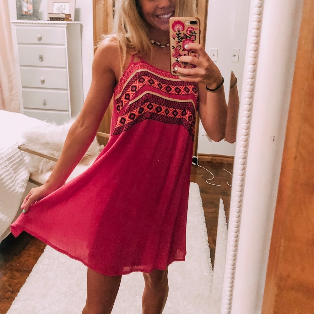 Pink Francesca’s dress!! Hardly worn
